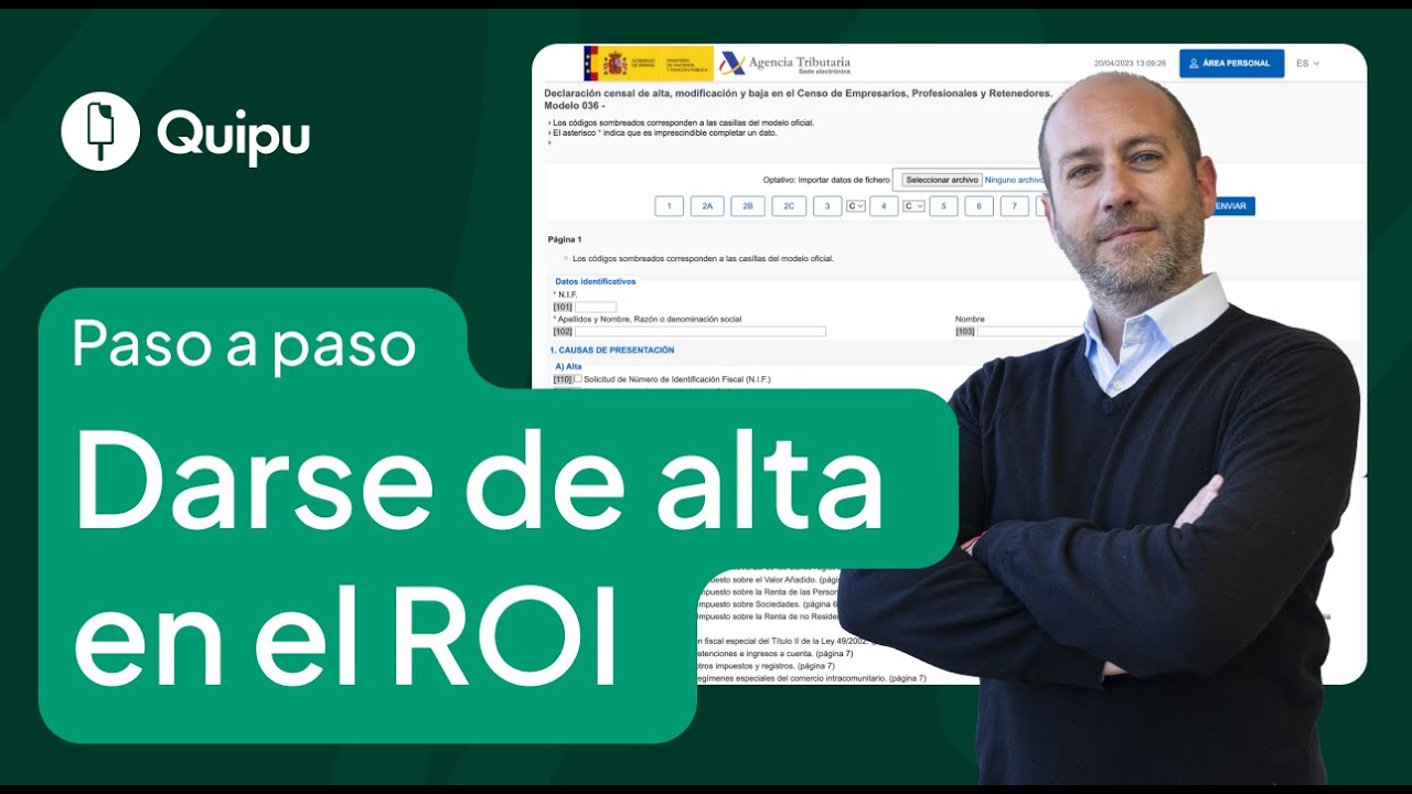 alta en el roi con efectos retroactivos