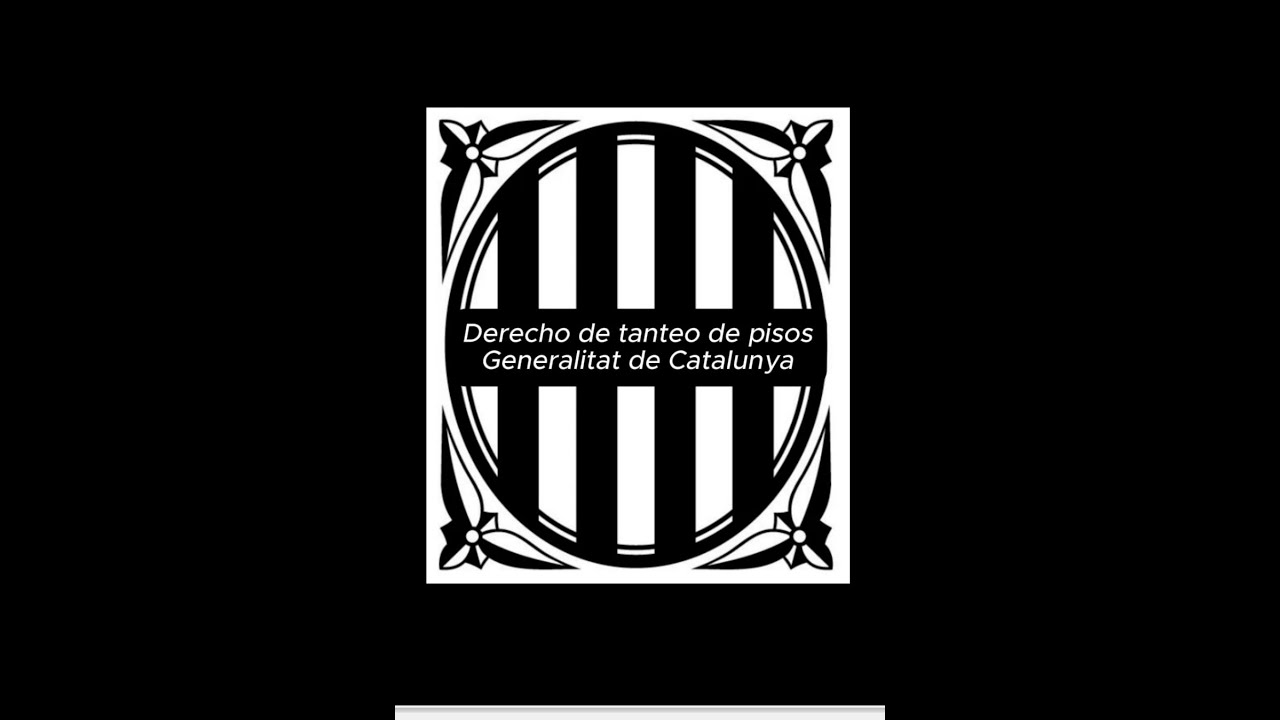 derecho de tanteo y retracto generalitat de catalunya