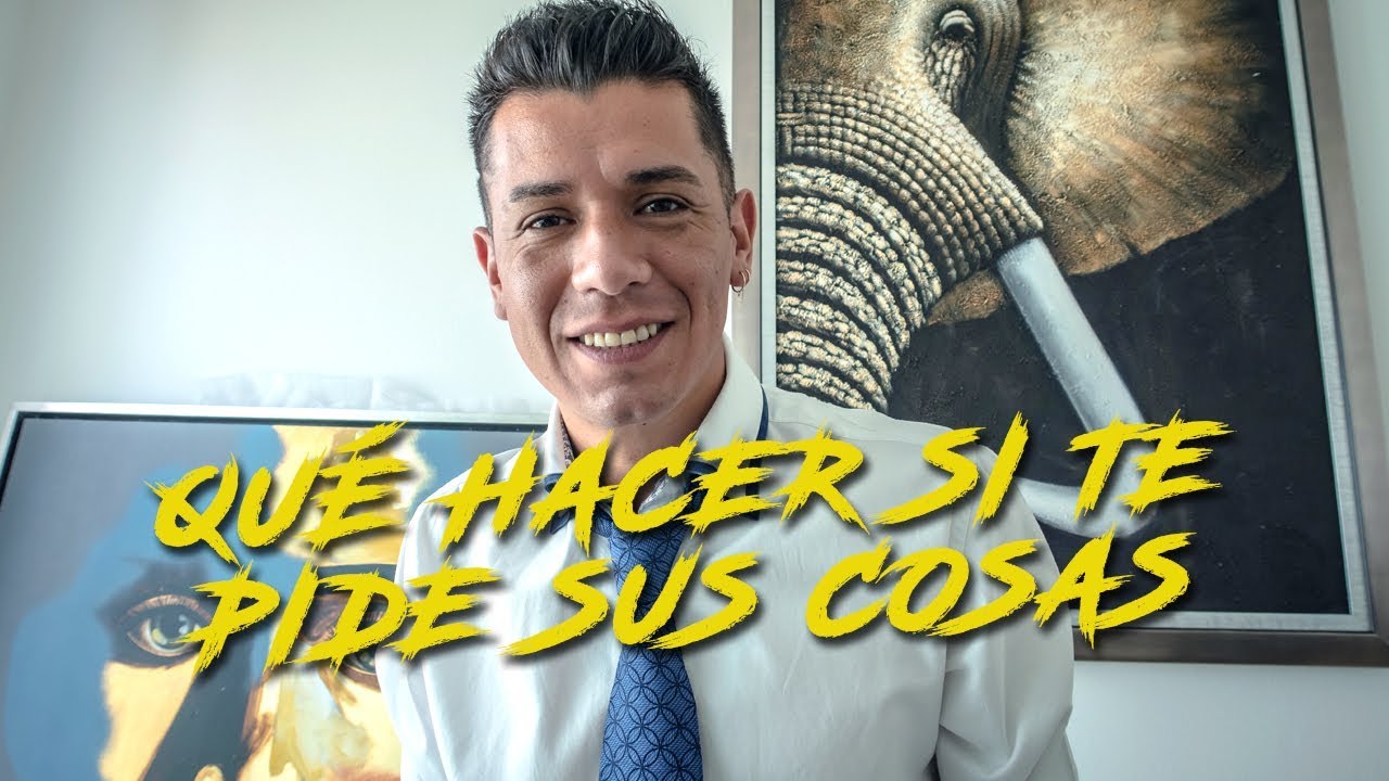 mi ex no quiere recoger sus cosas