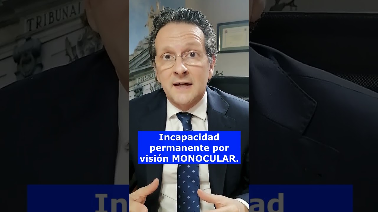 pension por perdida de vision en un ojo