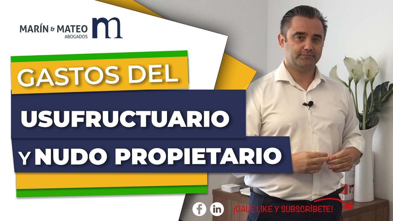 que gastos tiene que pagar el nudo propietario