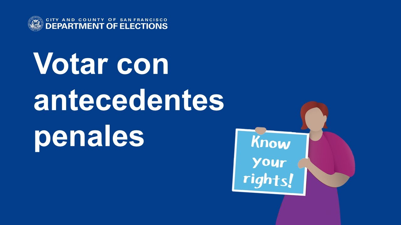 se puede votar con antecedentes penales