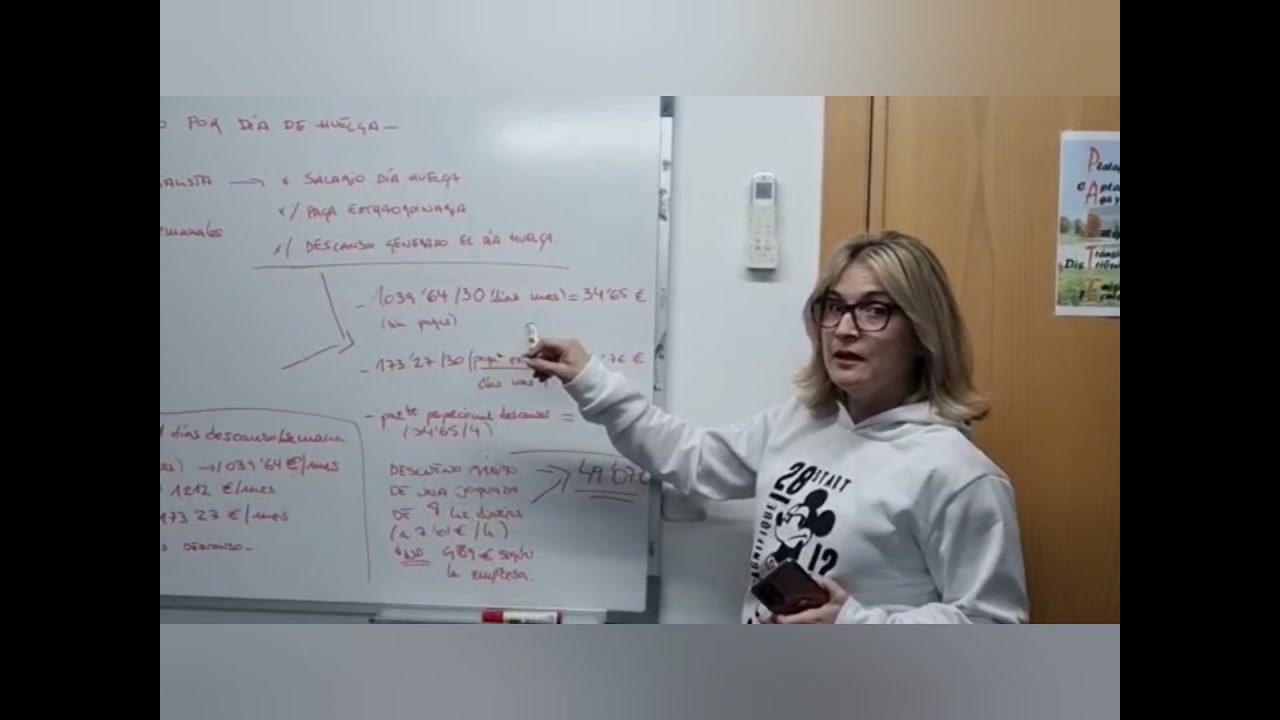 como se descuenta un dia de huelga en la nomina