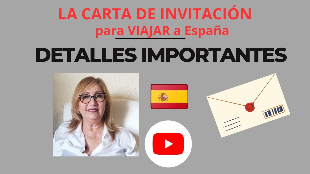 ir a españa con carta de invitacion