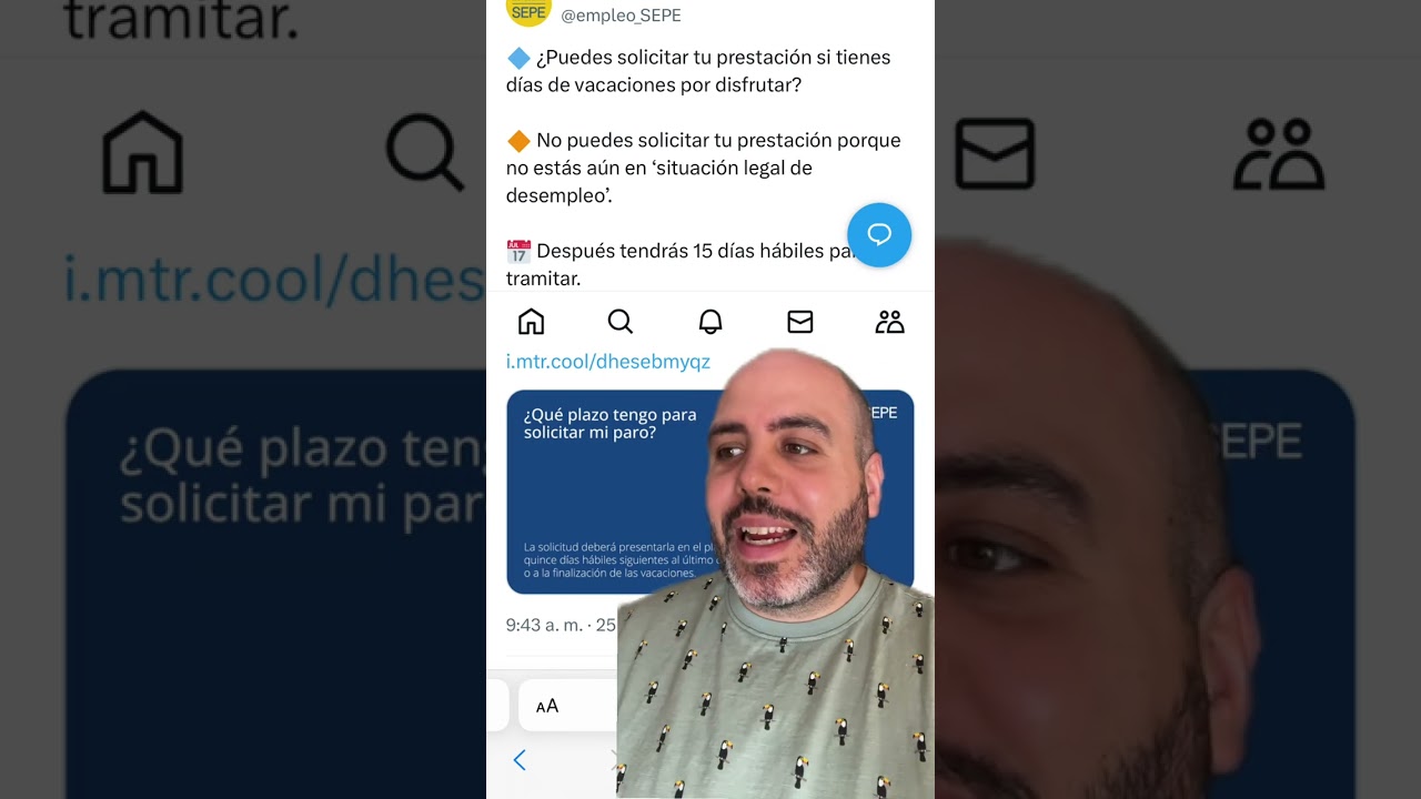 plazo para solicitar prestación por desempleo