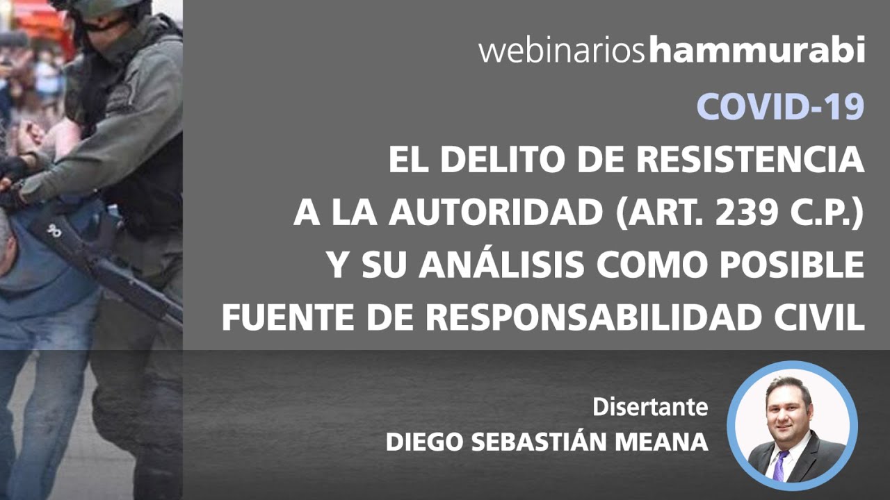 resistencia a la autoridad codigo penal