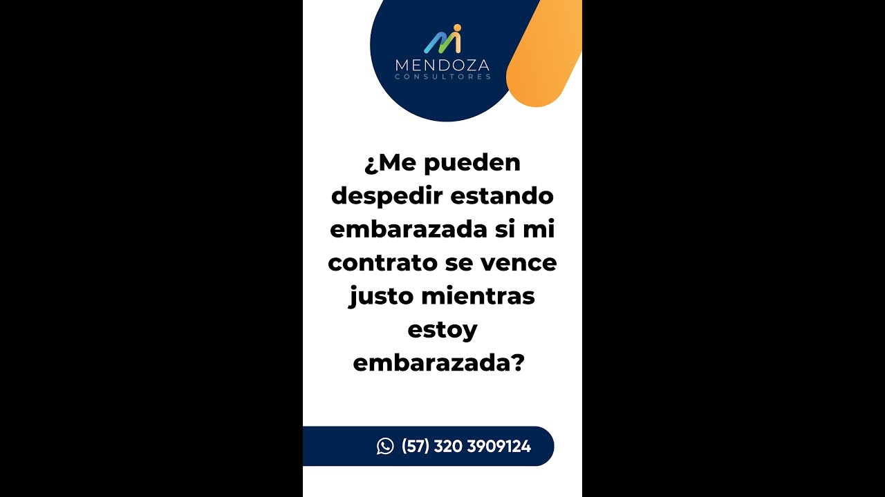 se me acaba el contrato estando embarazada