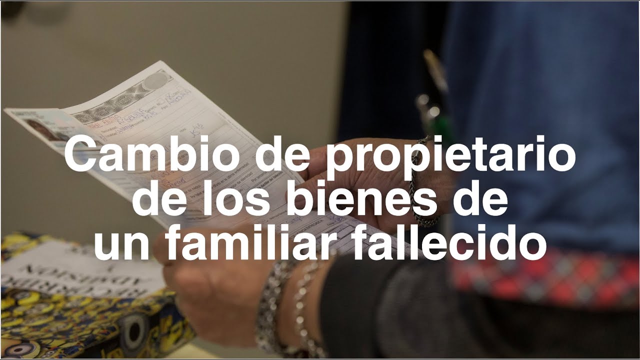 seguro de hogar a nombre de un fallecido