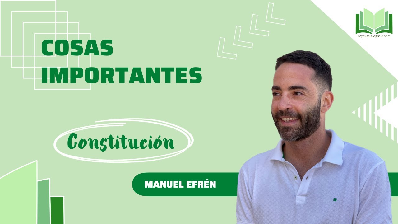 artículos más importantes de la constitución oposiciones