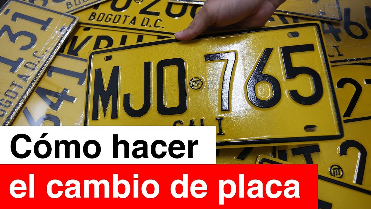 cada cuanto cambia la letra de la matrícula
