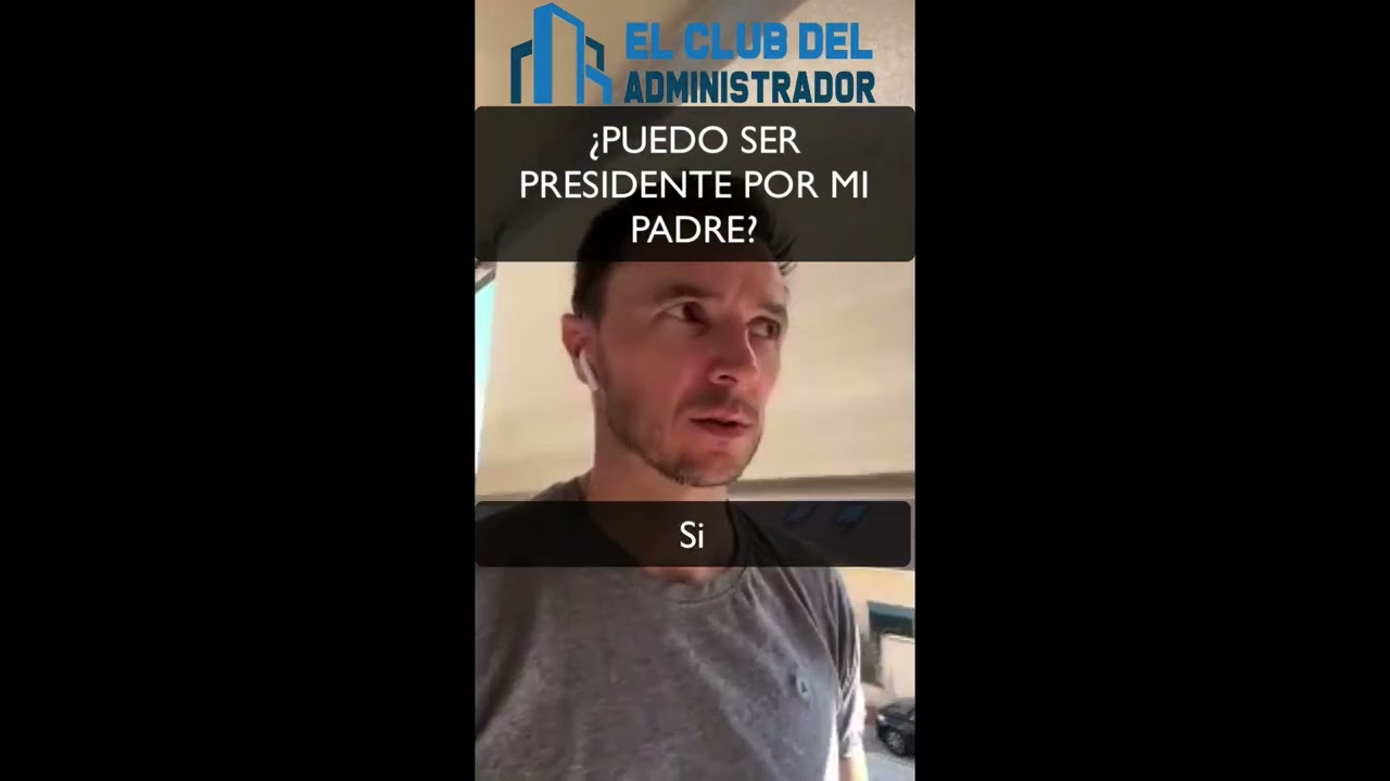causas para no ser presidente comunidad vecinos
