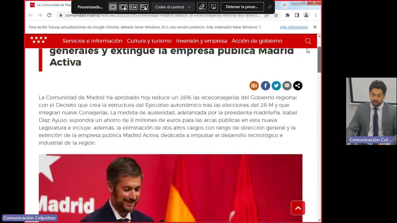 cuerpo superior de gestion de la comunidad de madrid