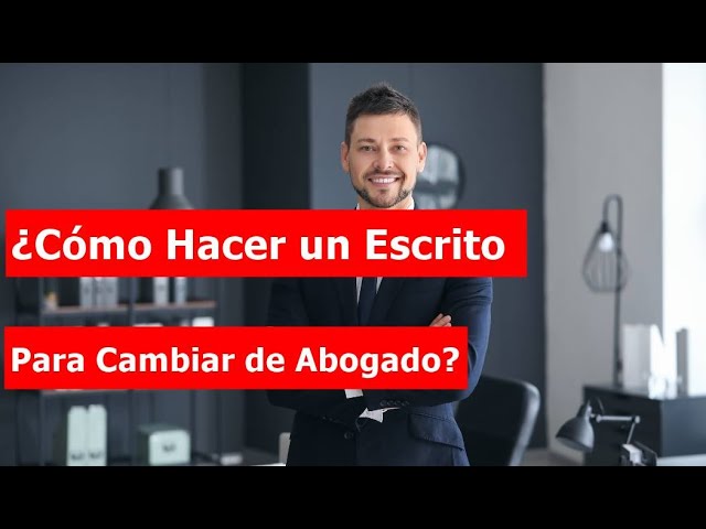 escrito al juzgado comunicando cambio de letrado