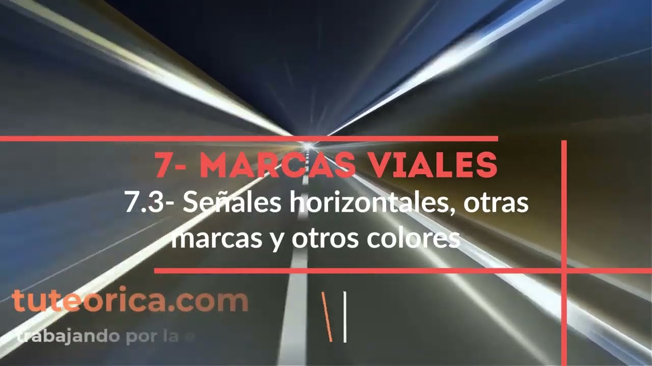 las señales horizontales o marcas viales de color blanco