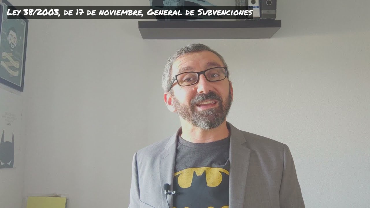 ley general de subvenciones 38 2003
