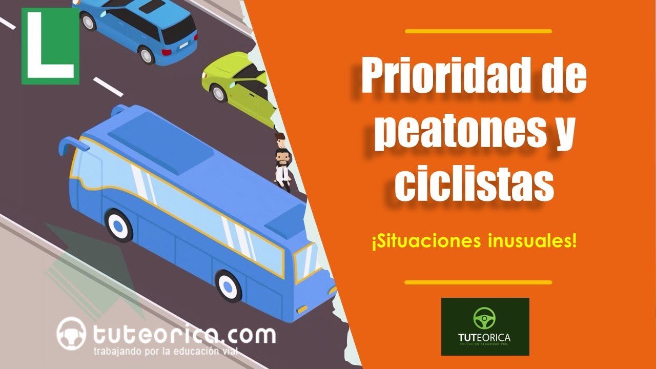 los vehículos tienen prioridad sobre los peatones excepto cuando