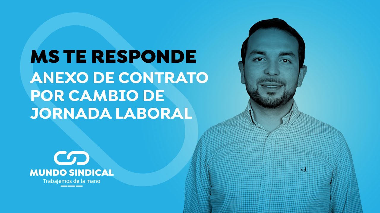 modelo anexo modificación contrato de trabajo