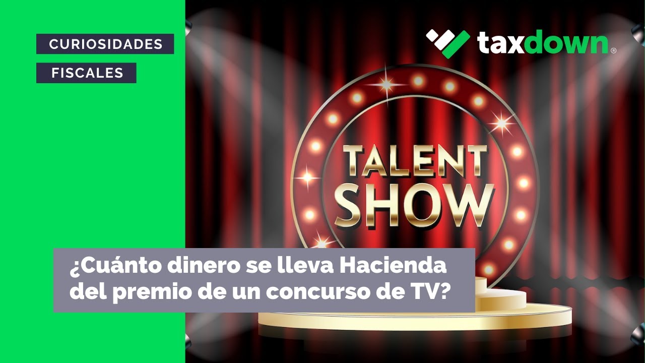 que porcentaje se lleva hacienda de un premio de television