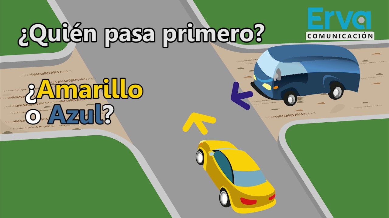 quien tiene preferencia en un cruce señalizado