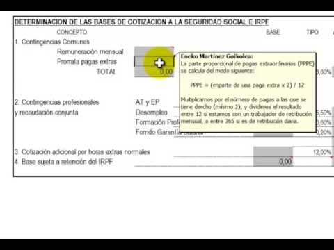 recibo individual justificativo del pago de salarios word