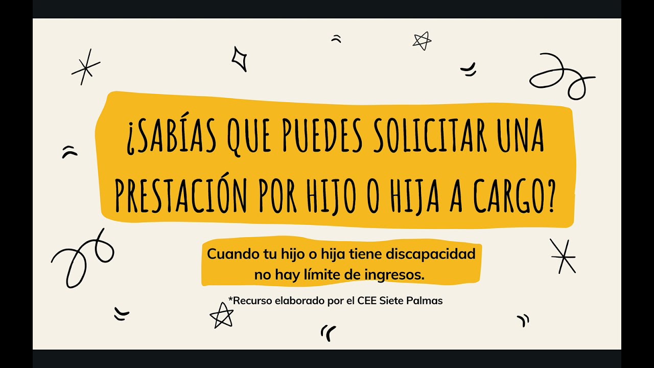 solicitud prestación por hijo a cargo sin discapacidad