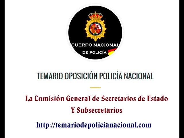 comisión general de secretarios de estado y subsecretarios
