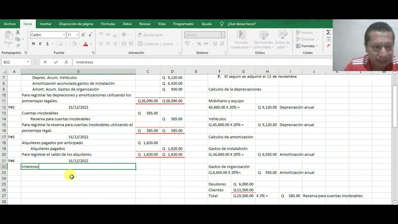 intereses devengados y no vencidos contabilidad