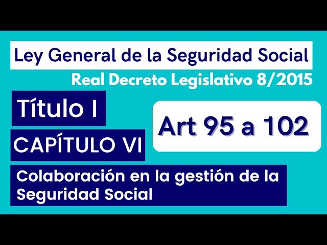 ley general de la seguridad social 1994