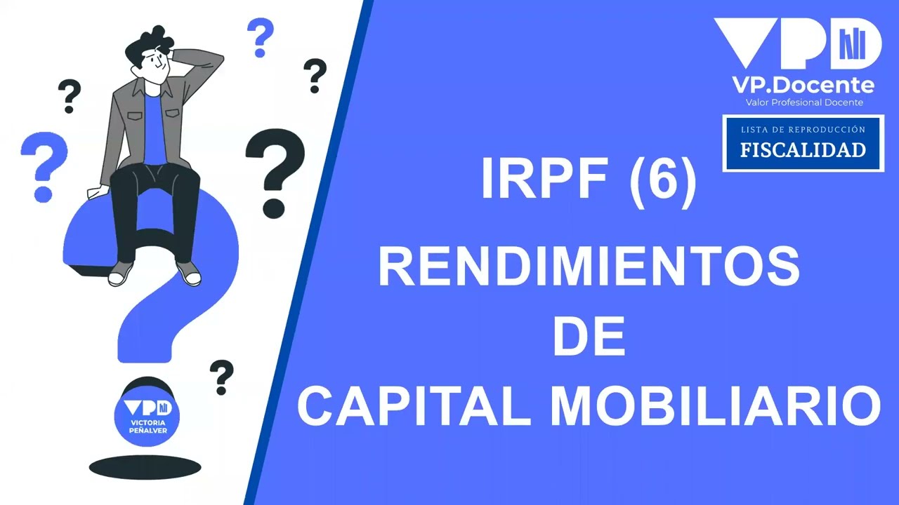 que son rendimientos del capital mobiliario