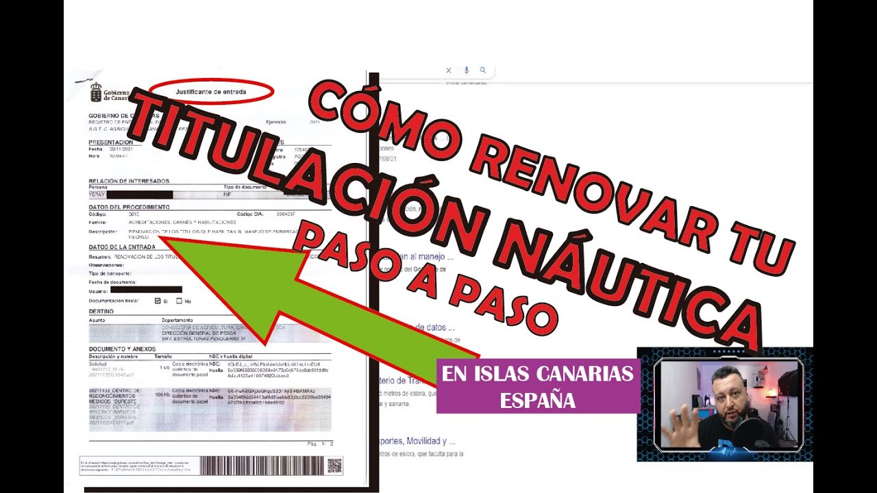 renovación patrón embarcaciones de recreo comunidad valenciana