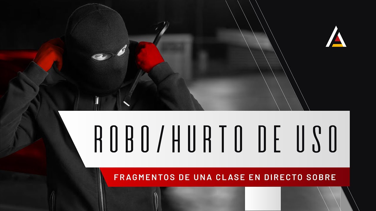 robo de uso de vehiculo a motor