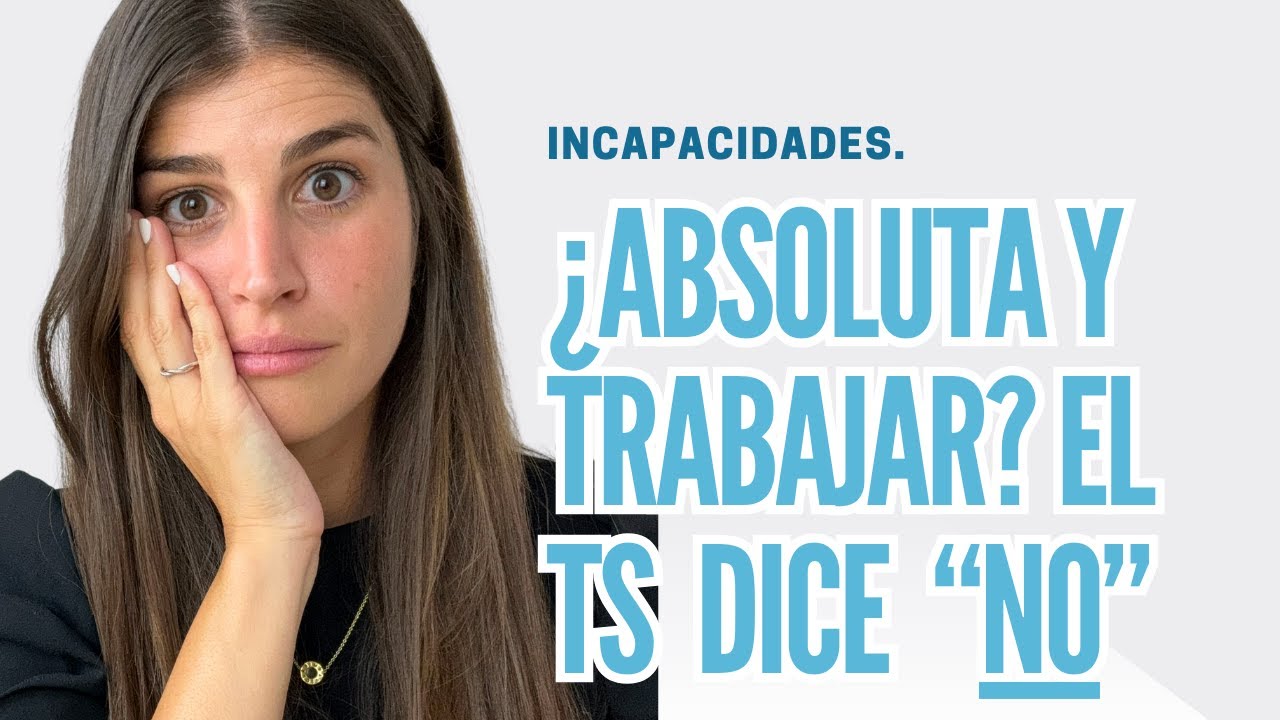 sentencias tribunal supremo incapacidad permanente absoluta