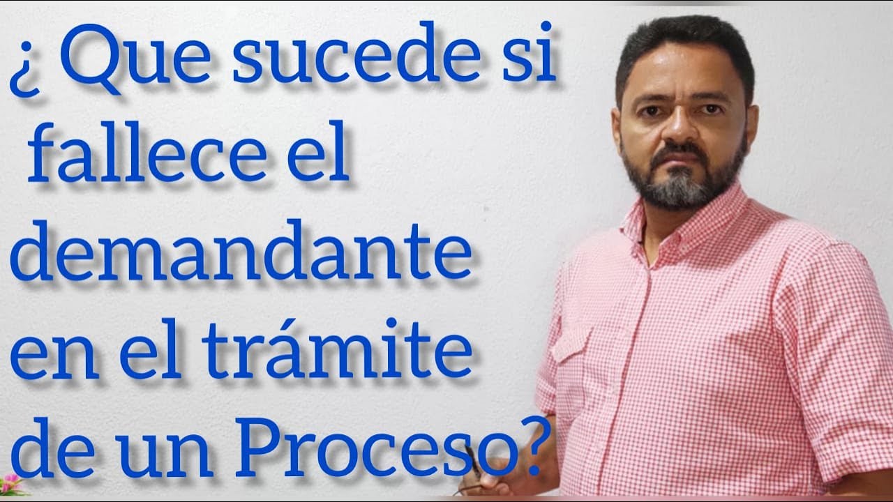 sucesión procesal por fallecimiento del demandante