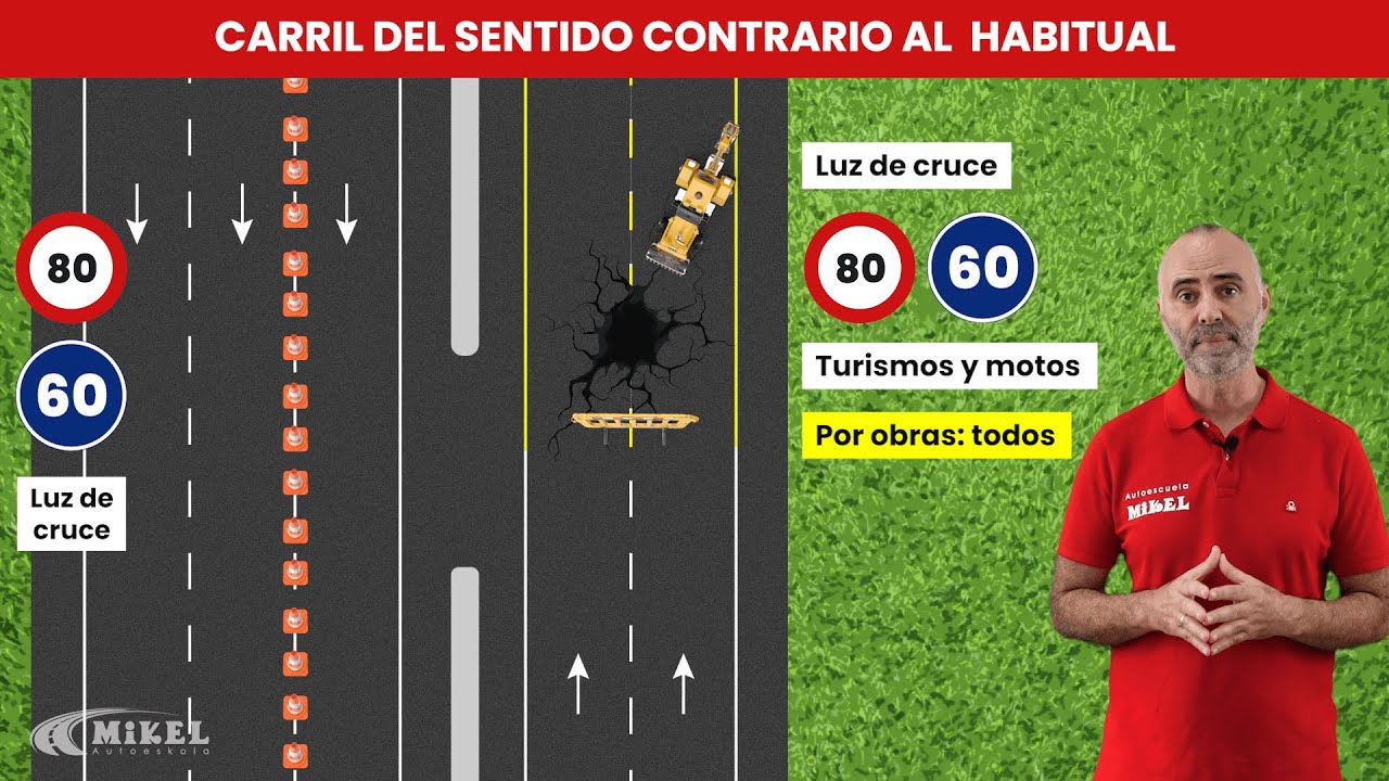 un furgón puede utilizar un carril reversible