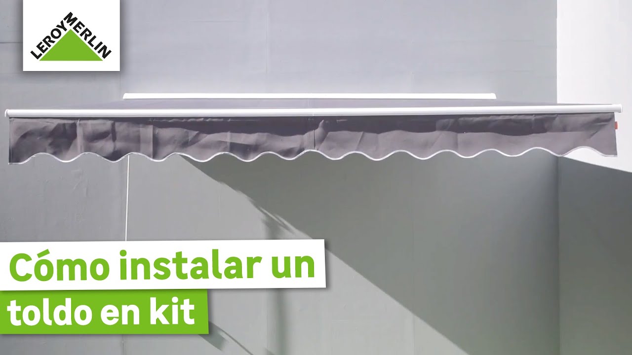 a que altura colocar un toldo