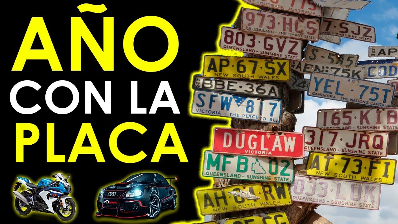 de qué año es la matrícula g