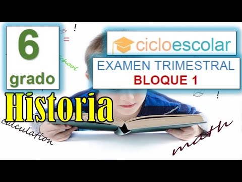 examen del bloque 1 de sexto de primaria