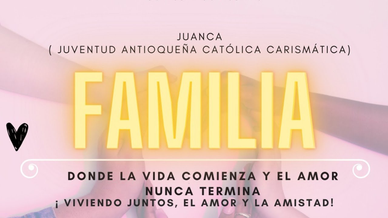 familia donde el amor comienza y nunca termina