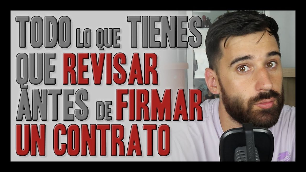 firmar contrato de trabajo todas las hojas