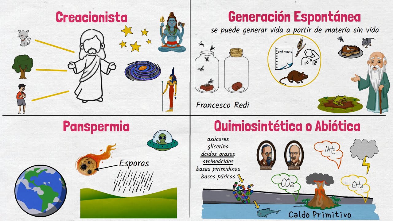 las teorias de el origen de la vida