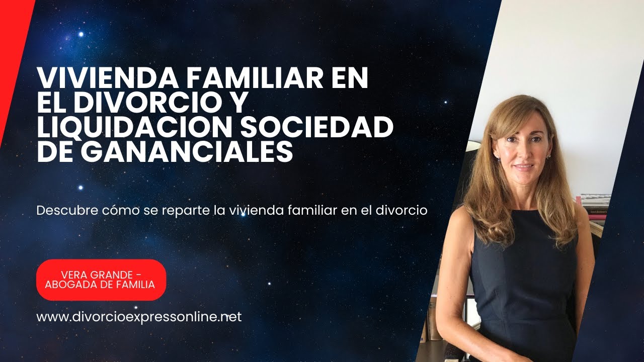 liquidación de gananciales vivienda familiar con hijos mayores de edad