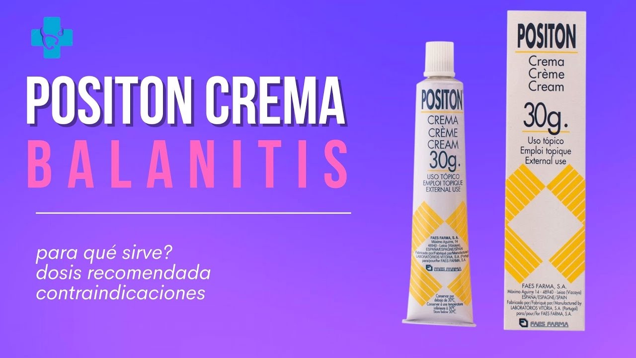 positon crema 30g para que sirve