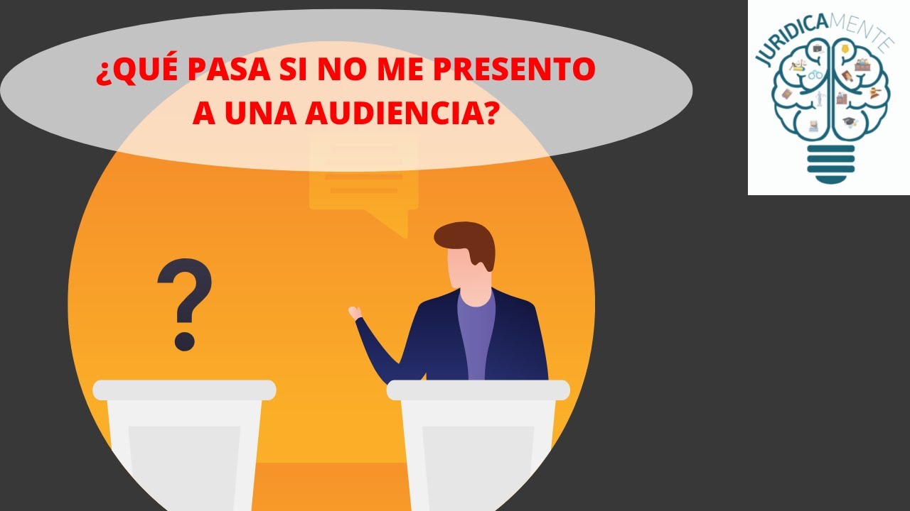que pasa si no vas a un juicio