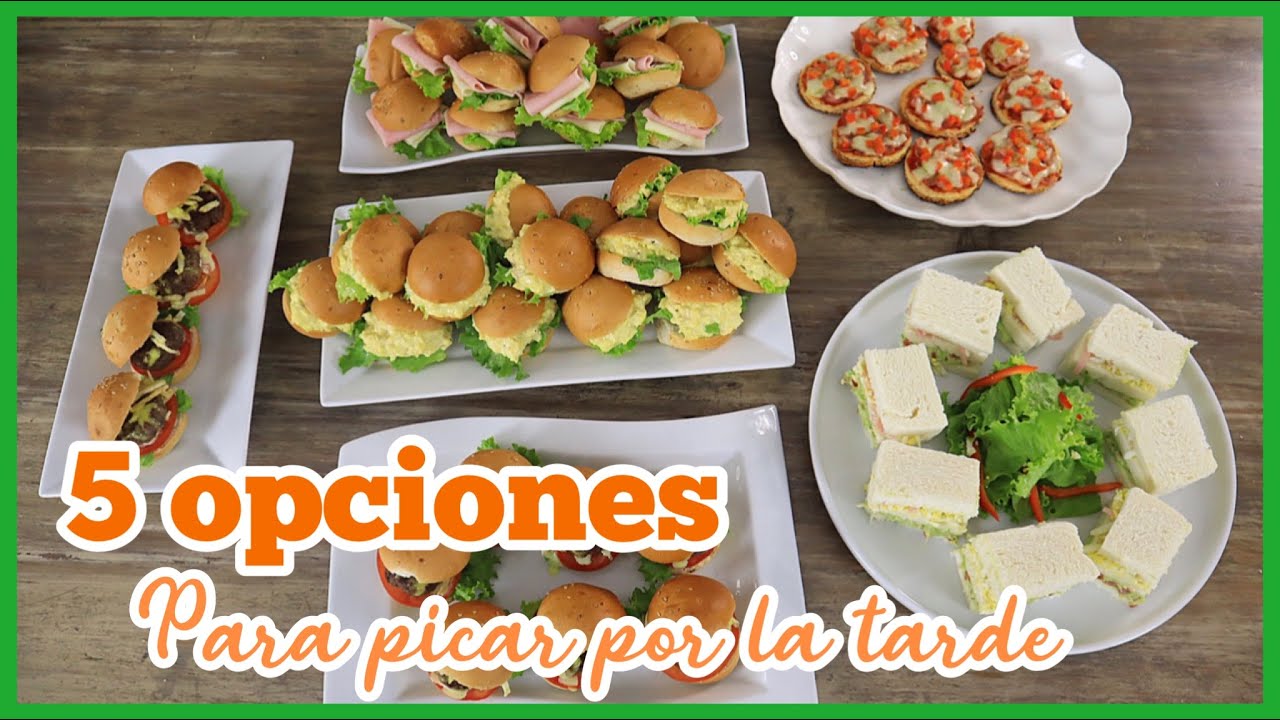 que puedo dar de comer en un cumpleaños