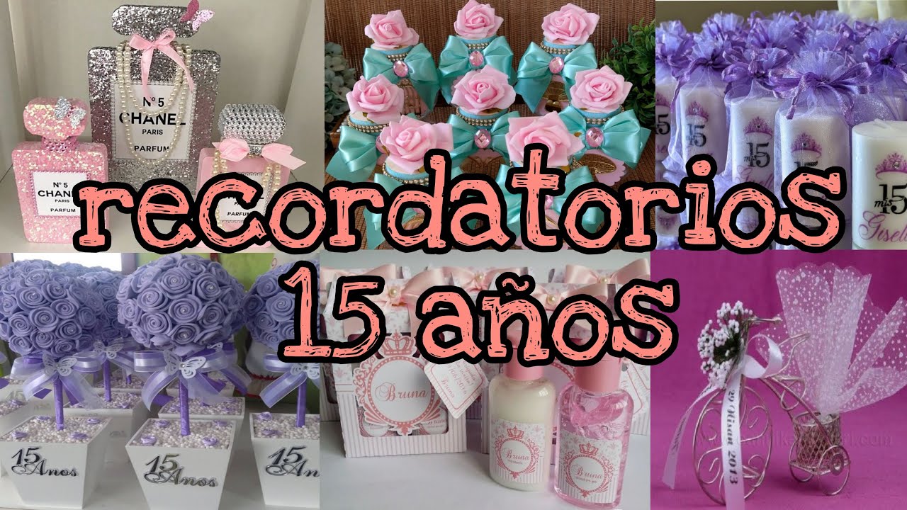 que se puede dar de recuerdo en unos xv años