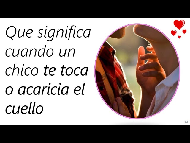 que significa que un hombre te toque el cuello