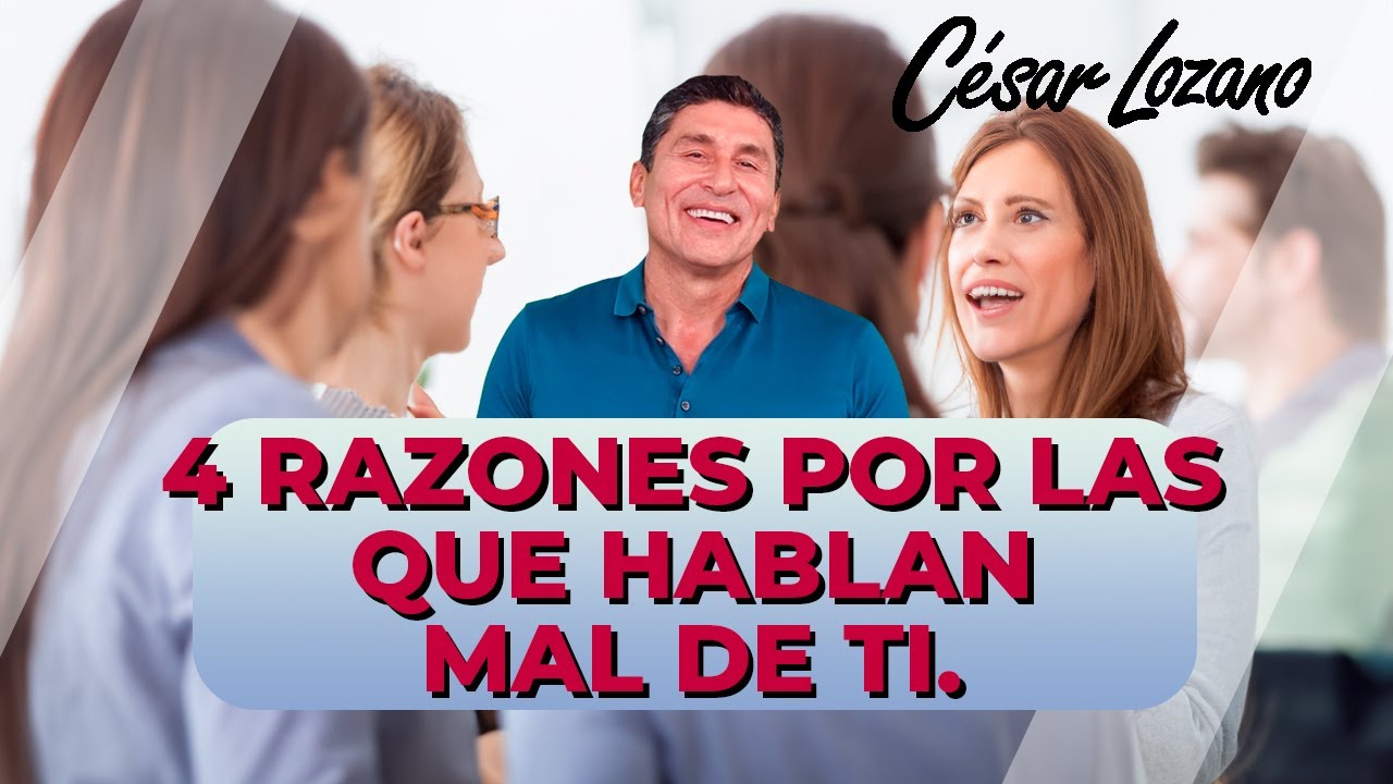 un hombre habla mal de una mujer por dos razones