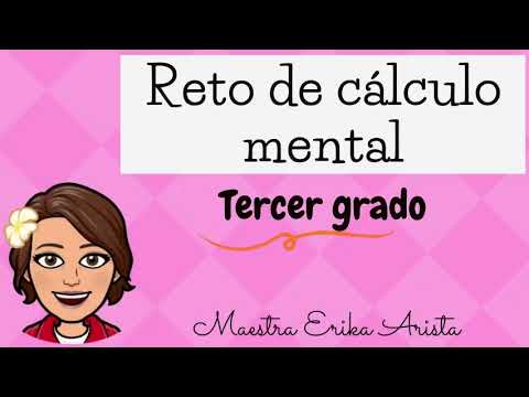 calculo mental para niños de tercer grado de primaria