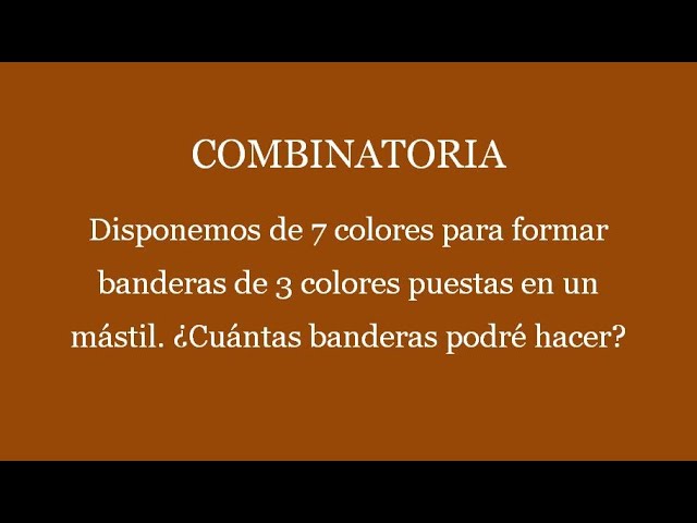 cuantas señales diferentes se pueden formar con 10 banderas distintas