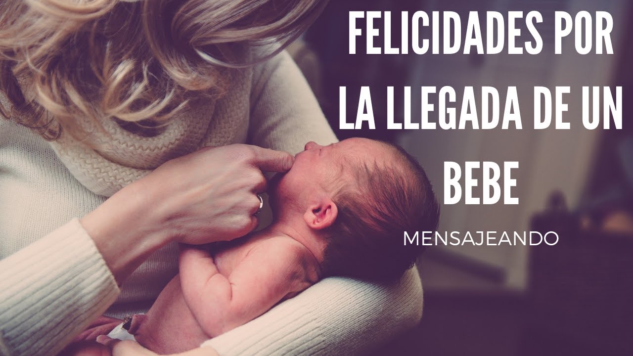 felicidades por el bebe que viene en camino